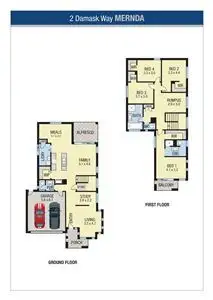 Floorplan of Homely house listing, 2 Damask Way, Mernda VIC 3754