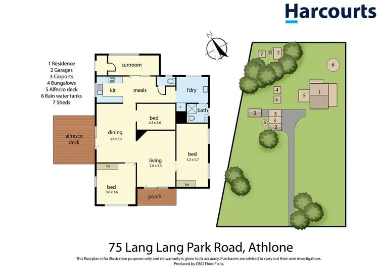 Floorplan of Homely rural property listing, 75 Lang Lang Park Road, Athlone VIC 3818