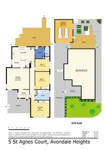 Floorplan of Homely house listing, 5 St Agnes Court, Avondale Heights VIC 3034
