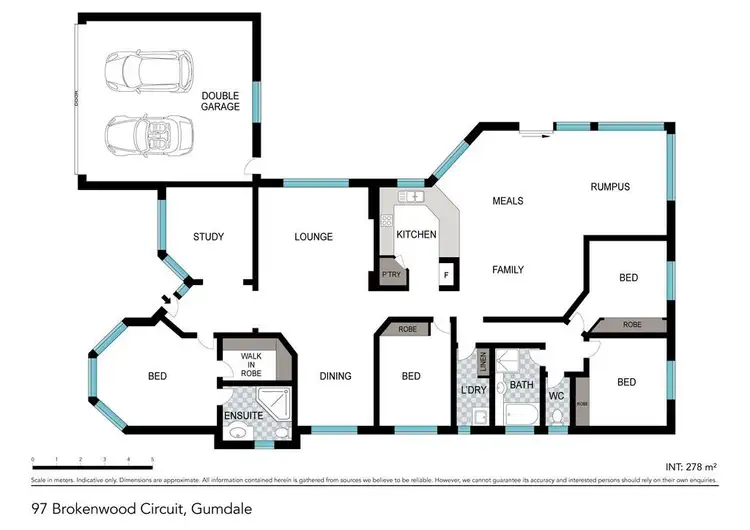 Floorplan of Homely house listing, 97 Brokenwood Circuit, Gumdale QLD 4154