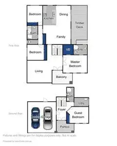 Floorplan of Homely house listing, 10 Cobbitty Court, Boronia VIC 3155