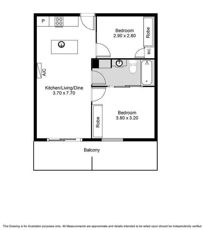 Floorplan of Homely house listing, 410/162 Hindmarsh Road, Victor Harbor SA 5211