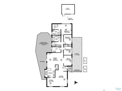 Floorplan of Homely house listing, 71 Greenfield Rise, Aberfoyle Park SA 5159