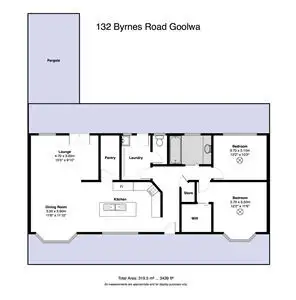 Floorplan of Homely house listing, 132 Byrnes Road, Goolwa SA 5214