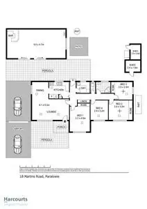 Floorplan of Homely house listing, 18 Martins Road, Paralowie SA 5108