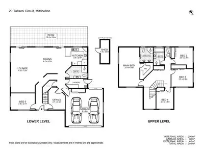 Floorplan of Homely house listing, 20 Taltarni Circuit, Mitchelton QLD 4053