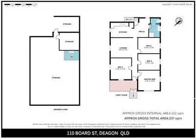 Floorplan of Homely house listing, 110 Board Street, Deagon QLD 4017
