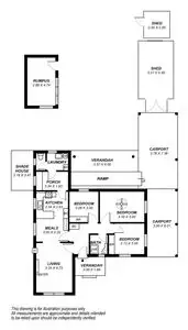 Floorplan of Homely house listing, 7 Rugby Street, Pasadena SA 5042