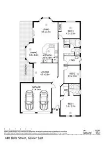 Floorplan of Homely villa listing, 44 H Bella Street, Gawler East SA 5118