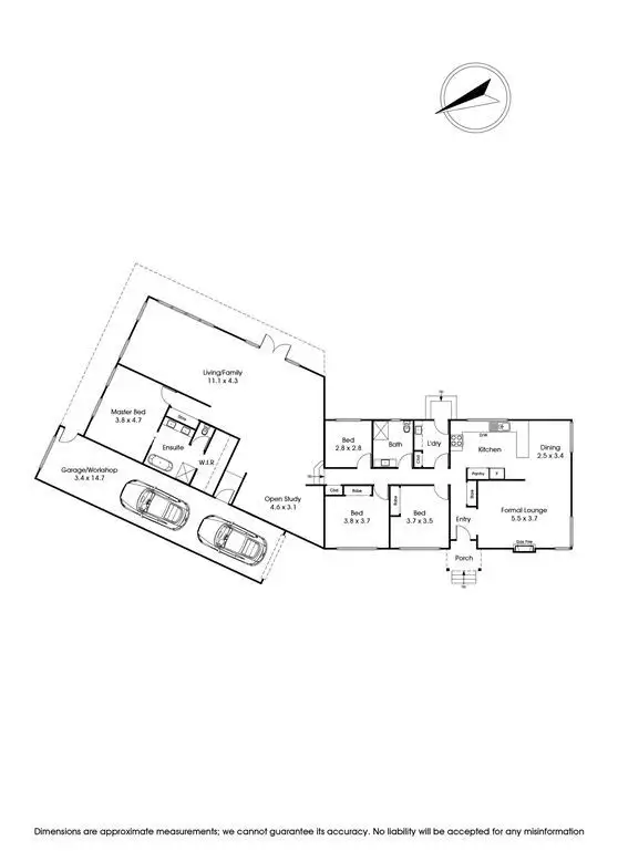 Floorplan of Homely house listing, 4 Barry Court, Scoresby VIC 3179
