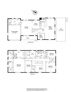 Floorplan of Homely house listing, 5 Piccadilly Avenue, Wantirna South VIC 3152