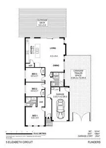 Floorplan of Homely house listing, 5 Elizabeth Circuit, Flinders NSW 2529