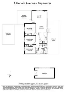 Floorplan of Homely house listing, 4 Lincoln Avenue, Bayswater VIC 3153