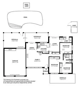 Floorplan of Homely house listing, 28 Serica Street, Hallett Cove SA 5158