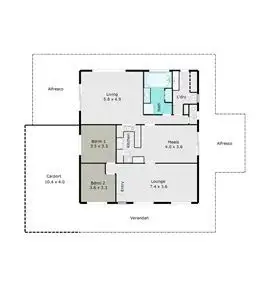Floorplan of Homely house listing, 1283 Waubra-Talbot Road, Evansford VIC 3371