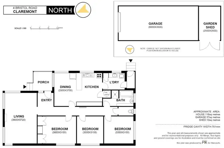 Floorplan of Homely house listing, 4 Bristol Road, Claremont TAS 7011