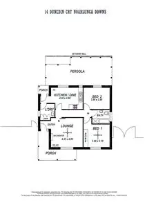 Floorplan of Homely house listing, 14 Dunedin Court, Noarlunga Downs SA 5168