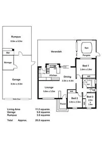 Floorplan of Homely house listing, 3 Lintel Court, Hastings VIC 3915