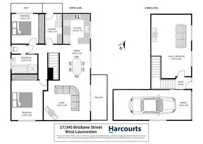 Floorplan of Homely house listing, 17/345 Brisbane Street, Launceston TAS 7250