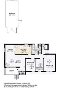 Floorplan of Homely house listing, 5 Grafton Street, Seacombe Heights SA 5047