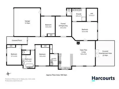 Floorplan of Homely house listing, 40 Native Corners Road, Campania TAS 7026