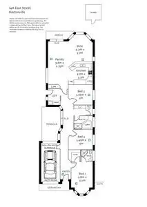 Floorplan of Homely house listing, 14A East Street, Hectorville SA 5073