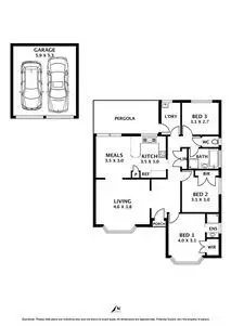 Floorplan of Homely house listing, 6 Lister Crescent, Sunbury VIC 3429