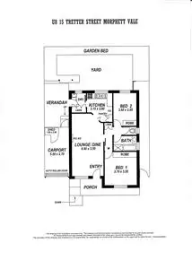 Floorplan of Homely unit listing, 8/15 Tretter Street, Morphett Vale SA 5162