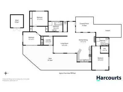 Floorplan of Homely house listing, 687 Gellibrand Drive, Sandford TAS 7020
