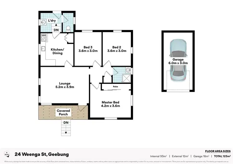 Floorplan of Homely house listing, 24 Weenga Street, Geebung QLD 4034