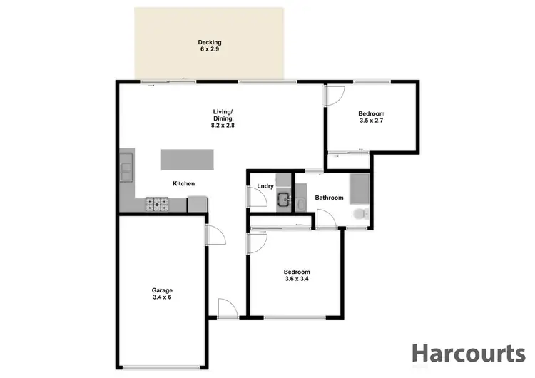 Floorplan of Homely unit listing, 2/150 Albert Road, Warragul VIC 3820