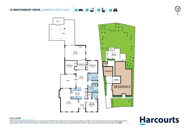 Floorplan of Homely house listing, 12 Minchinbury Drive, Vermont South VIC 3133