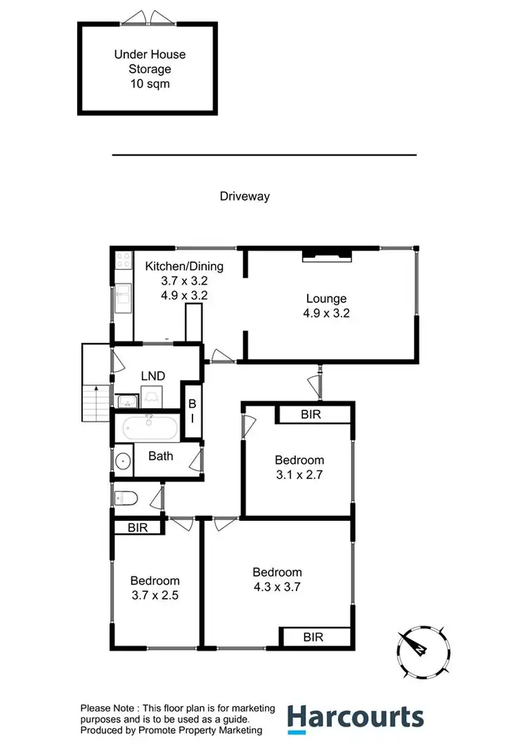 Floorplan of Homely house listing, 59 Spring Street, Claremont TAS 7011