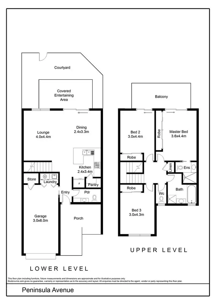 Floorplan of Homely townhouse listing, 80/8 Peninsula Avenue, Cornubia QLD 4130