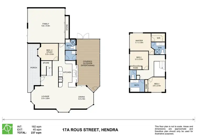 Floorplan of Homely house listing, 17A Rous Street, Hendra QLD 4011
