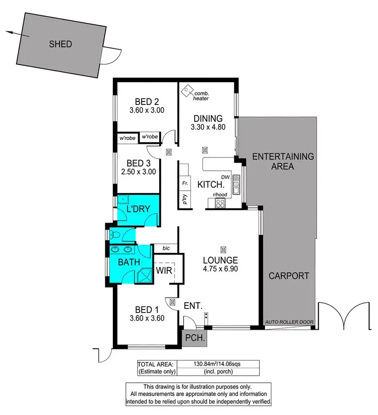 Floorplan of Homely house listing, 4 Ming Court, Trott Park SA 5158