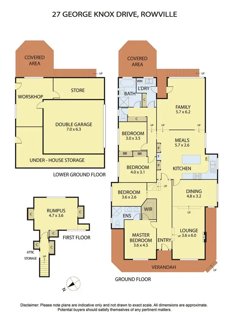 Floorplan of Homely house listing, 27 George Knox Drive, Rowville VIC 3178