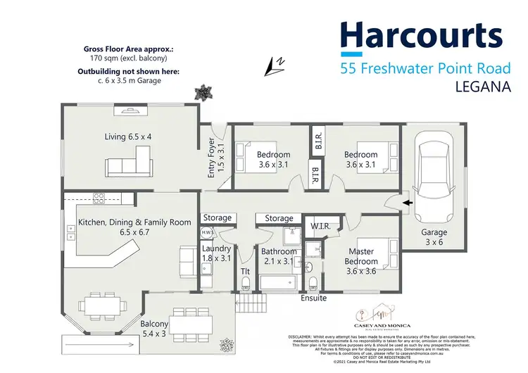 Floorplan of Homely house listing, 55 Freshwater Point Road, Legana TAS 7277