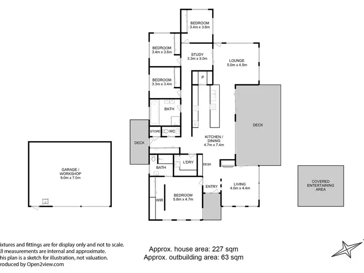 Floorplan of Homely house listing, 183 Slab Road, Cygnet TAS 7112