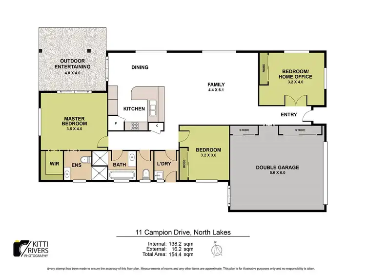 Floorplan of Homely house listing, 11 Campion Drive, North Lakes QLD 4509