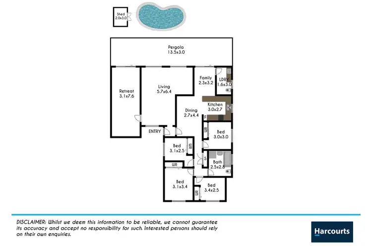Floorplan of Homely house listing, 58 Monica Avenue, Hassall Grove NSW 2761