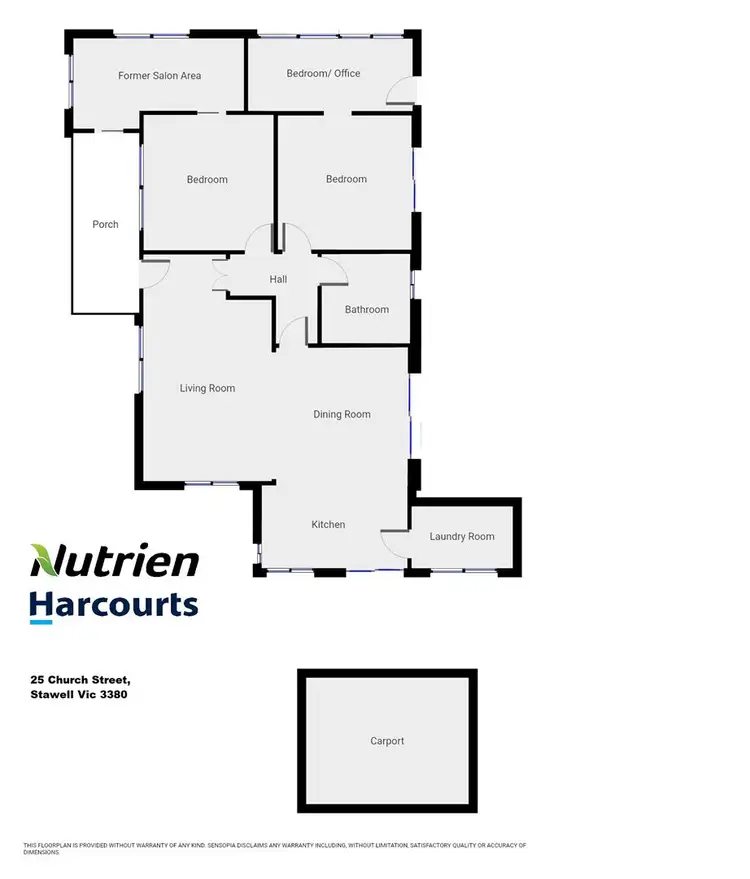 Floorplan of Homely house listing, 25 Church Street, Stawell VIC 3380