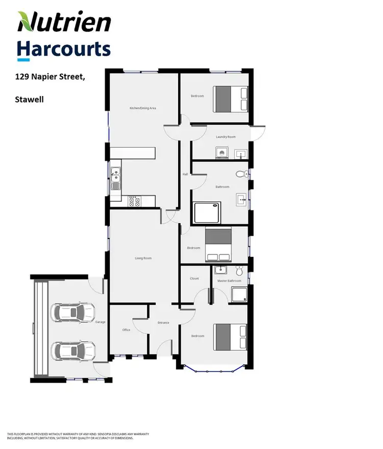 Floorplan of Homely house listing, 129 Napier Street, Stawell VIC 3380