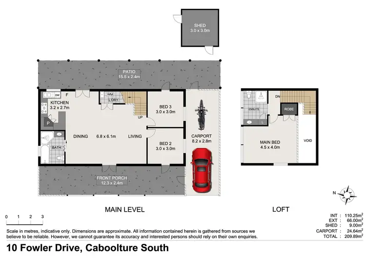 Floorplan of Homely house listing, 10 Fowler Drive, Caboolture South QLD 4510