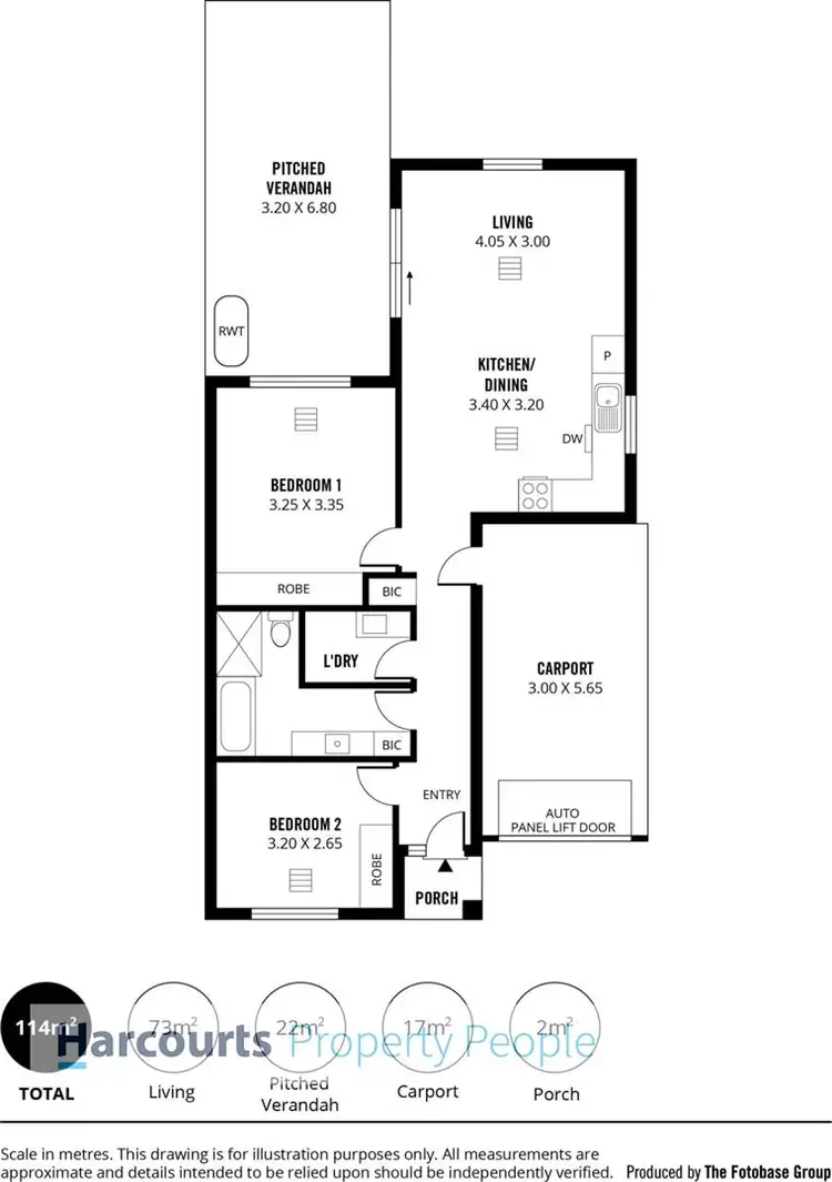 Floorplan of Homely villa listing, 2 Yellow Gum Avenue, Athol Park SA 5012