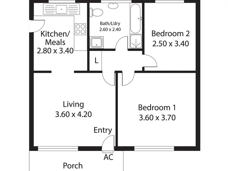 Floorplan of Homely unit listing, 10/47 Jarvis Road, Elizabeth Vale SA 5112