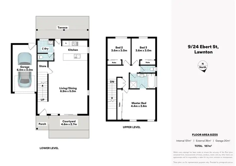 Floorplan of Homely townhouse listing, 9/24 Ebert Parade, Lawnton QLD 4501