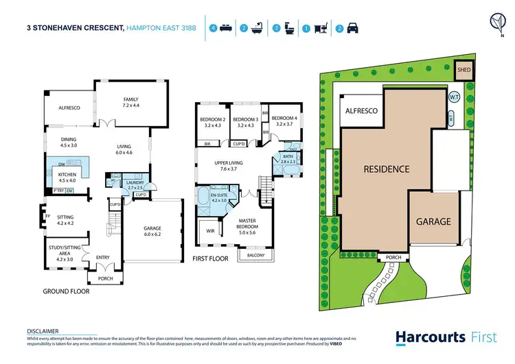 Floorplan of Homely house listing, 3 Stonehaven Crescent, Hampton East VIC 3188
