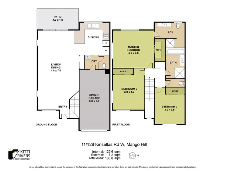 Floorplan of Homely unit listing, 11/128 Kinsellas Road West, Mango Hill QLD 4509