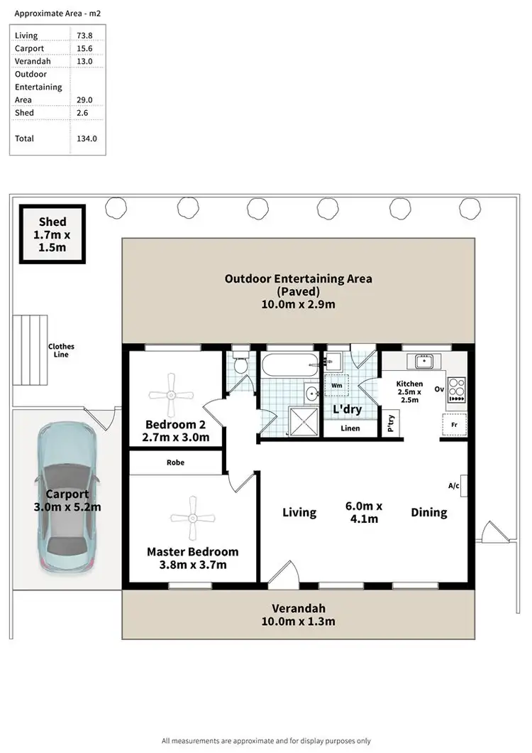 Floorplan of Homely unit listing, 2/39-41 Chynoweth Avenue, Hackham SA 5163
